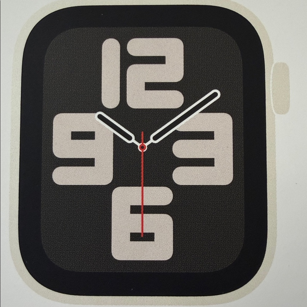 NIB Apple Watch large face (44mm), 2 Sport Bands, unisex, USB-C charging cable